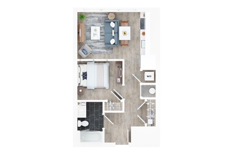 1 BED 1 BATH L at Jayde Parkside Apartments, Washington, DC